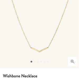 Mejuri- Wishbone Necklace
